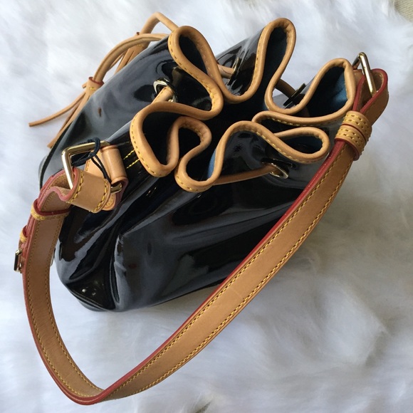 Dooney & Bourke Patent Leather Drawstring Bag - Picture 3 of 8